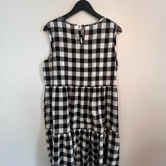 This & That Sleeveless Black/White Gingham Dress - NEW W/TAGS - Picture 2 of 4